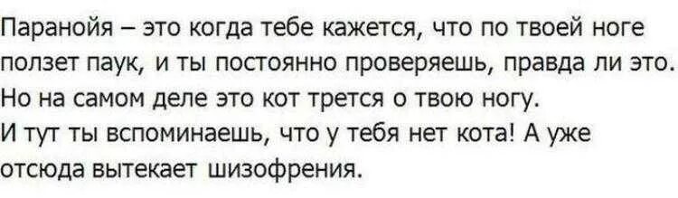 Паранойя. Смешные цитаты про шизофрению. Шутки про параноиков.