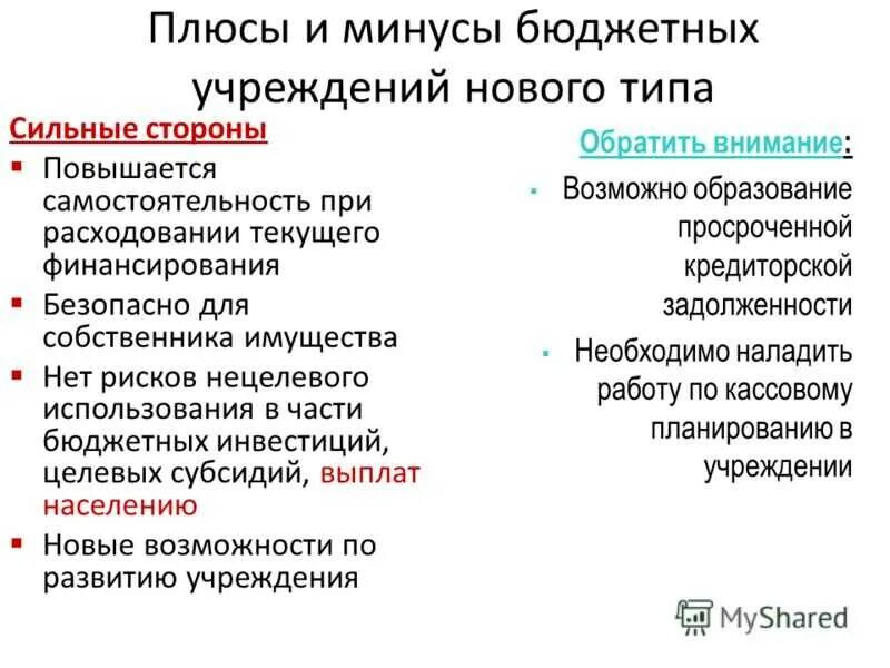 Плюсы и минусы бюджетного учреждения. Учреждения плюсы и минусы. Плюсы бюджетного учреждения. Плюсы и минусы государственного муниципального учреждения. Некоммерческие казенные учреждения