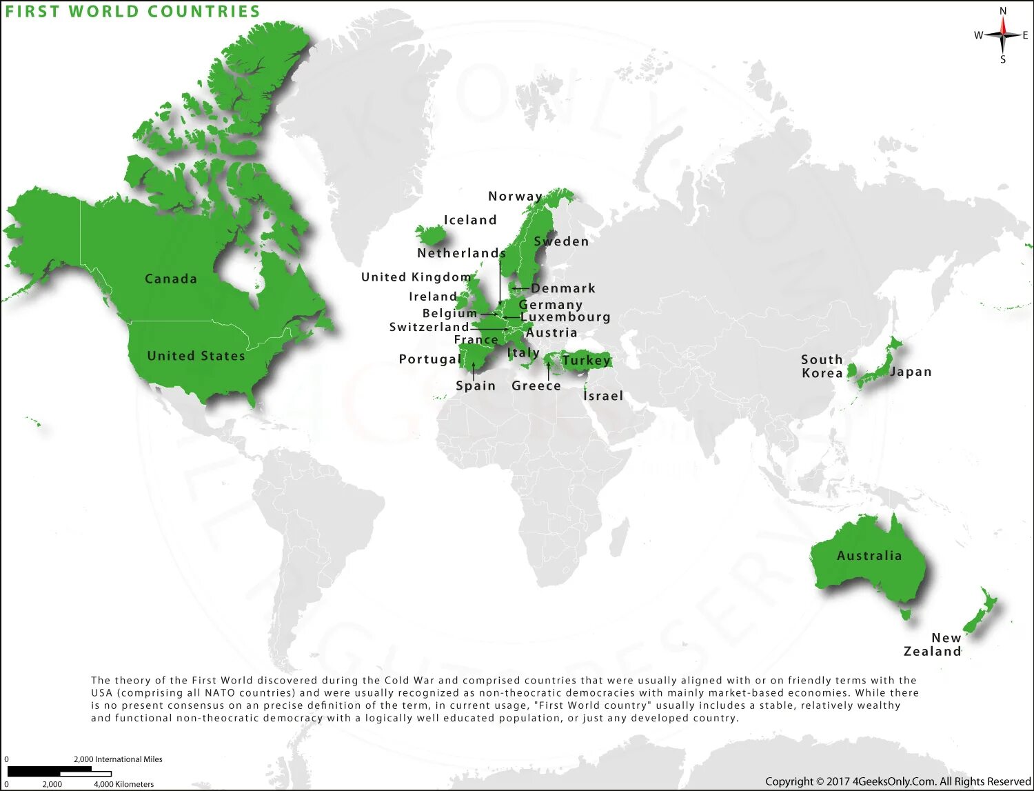 First World Countries. 1st World Country. Developed Countries. Third World Countries Map.