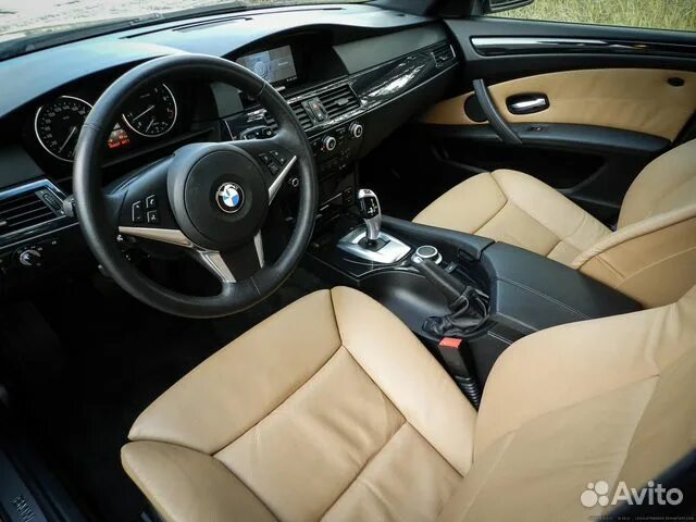 9. Интерьер. Новый салон BMW 5 series (E60), 3 л, 2008 года стайлинг DRIVE2