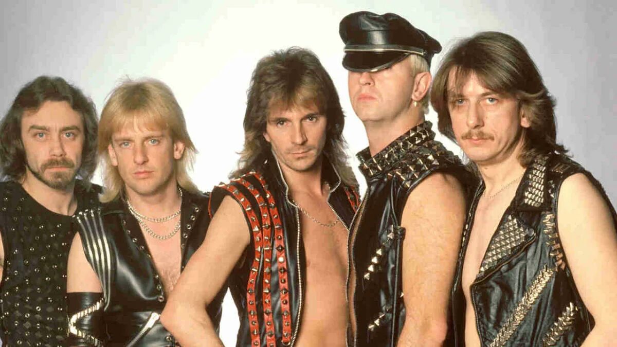 Группа judas priest в молодости. Rob halford 1982. Judas priest. Judas priest 1984 фото. Judas priest дискография.