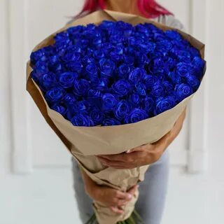 11 синих роз