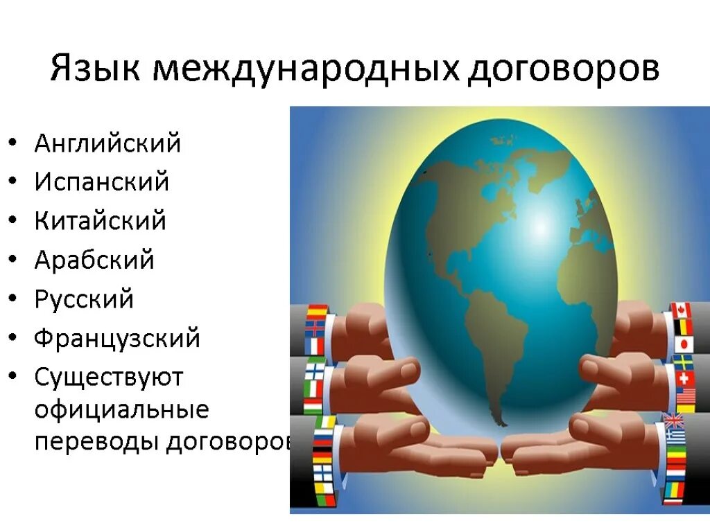 Русский язык международных отношений. Язык договора. Международные языки. Официальные международные языки. Язык международного договора.