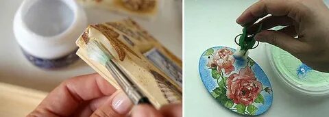 Декупаж салфетками для начинающих пошагово с клеем