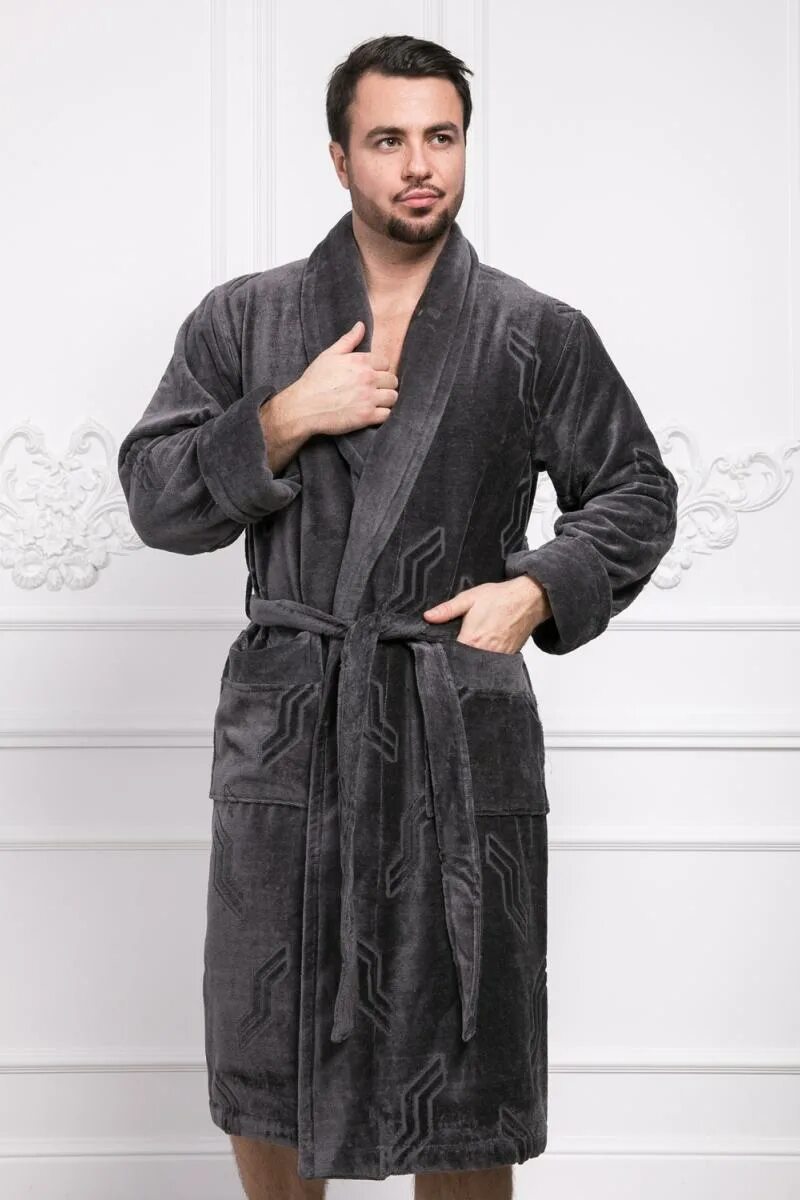 Халат для бани мужской. Polens home collection  халат мужской банный &quot;dominic&quot;. халат polens home collection. polens home collection халат мужской банный dominic антрацитово-серый. халат махровый polens.