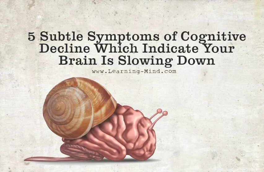 Slow brain. Cognitive decline. Slow decline. Cognitive decline age.