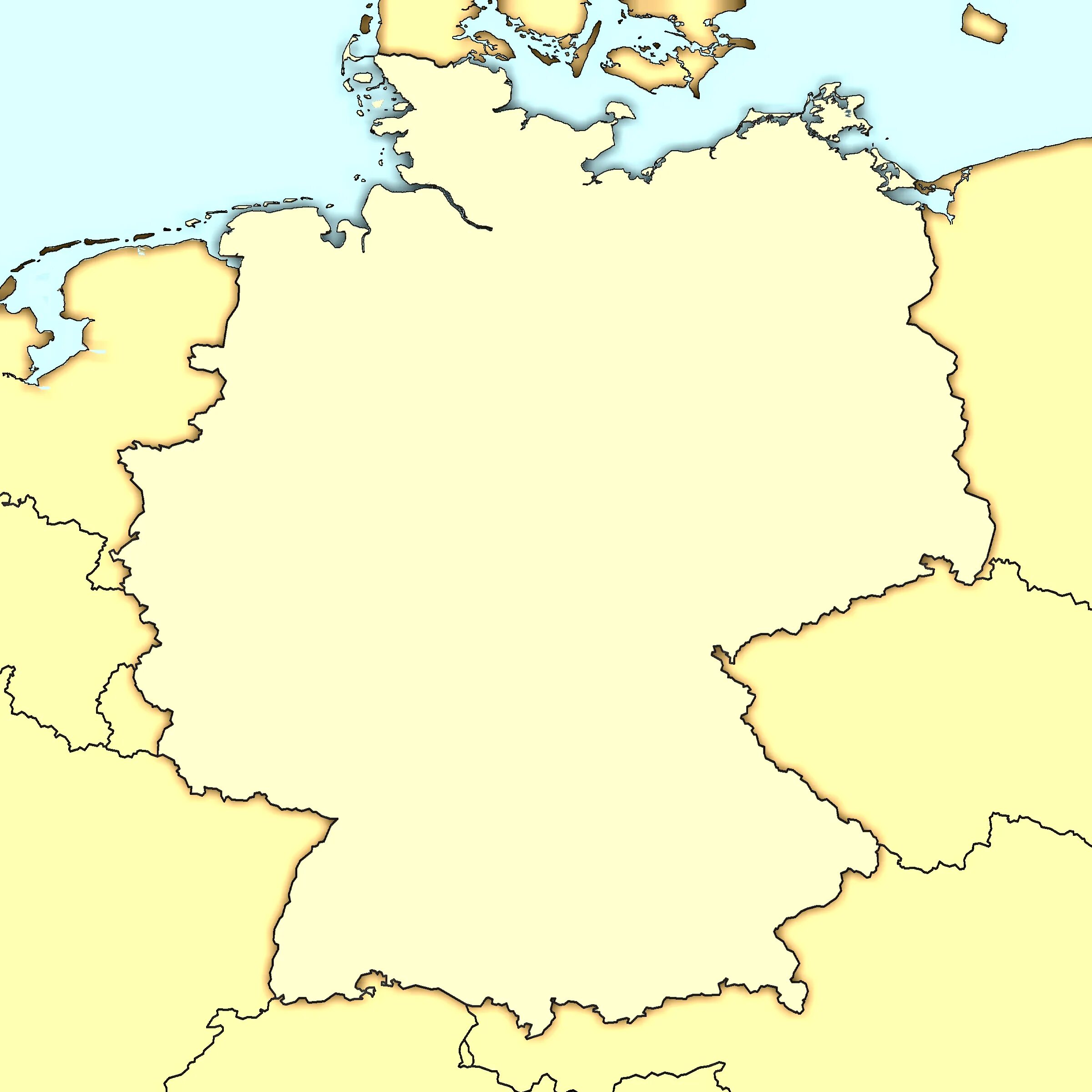 Карта германии 2023. Геоконтур Германии. Германия. Карта. Границы Германии. Контур границ Германии.