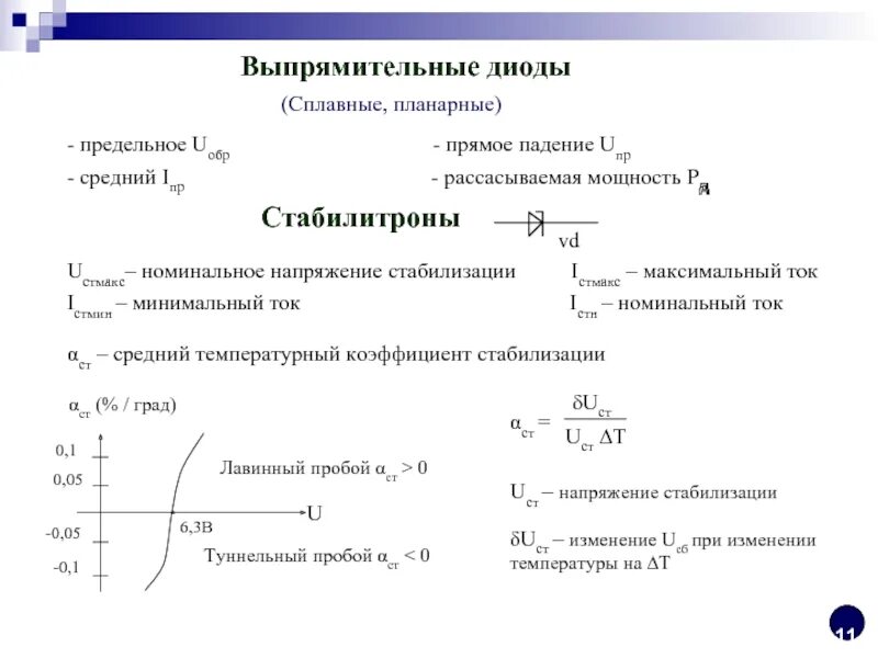 Минимальный ток стабилизации. Коэффициент стабилизации стабилитрона. Максимальный ток стабилизации,. Ток стабилизации стабилитрона формула. Формула диода