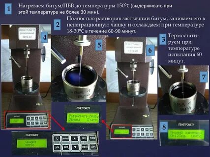 Битум методы испытаний