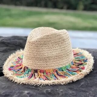 Rock fruit straw hat