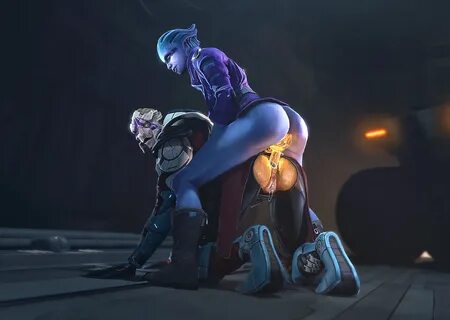 Rule34 - If it exists, there is porn of it / asari, peebee, turian, vetra n...