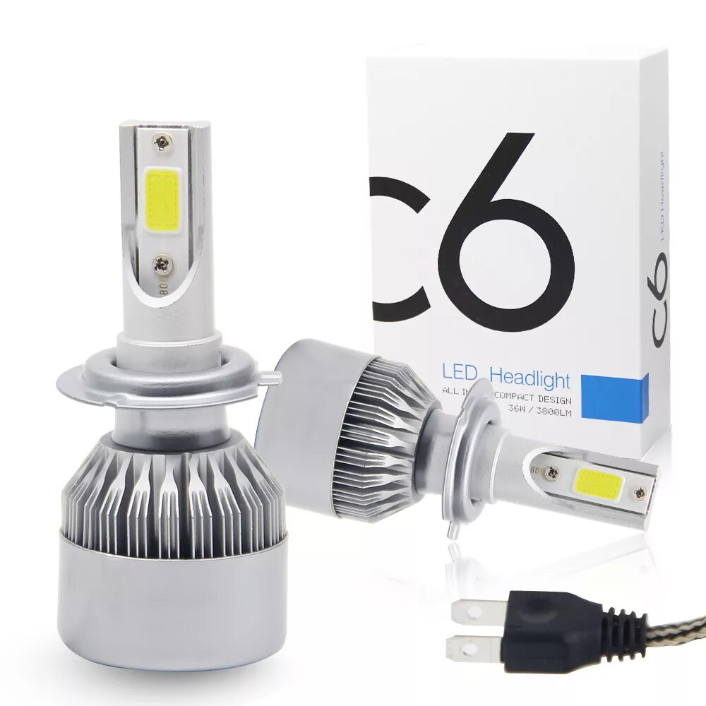 Лампы светодиод led. C6 led Headlight 36w/3800lm. Лед лампы h4 с6. Лед лампы с6 н7. Лед лампы h7 c6.