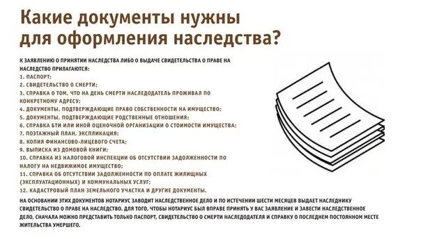 Какие документы нужны для вступления в наследство по завещанию. Список документов для вступления в наследство для нотариуса. Документы для вступления в наследство после смерти. Какие нужны справки о вступление в наследства.