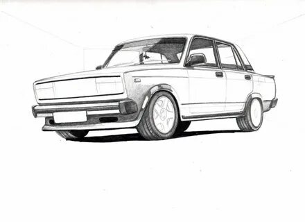 Раскраска машина 7