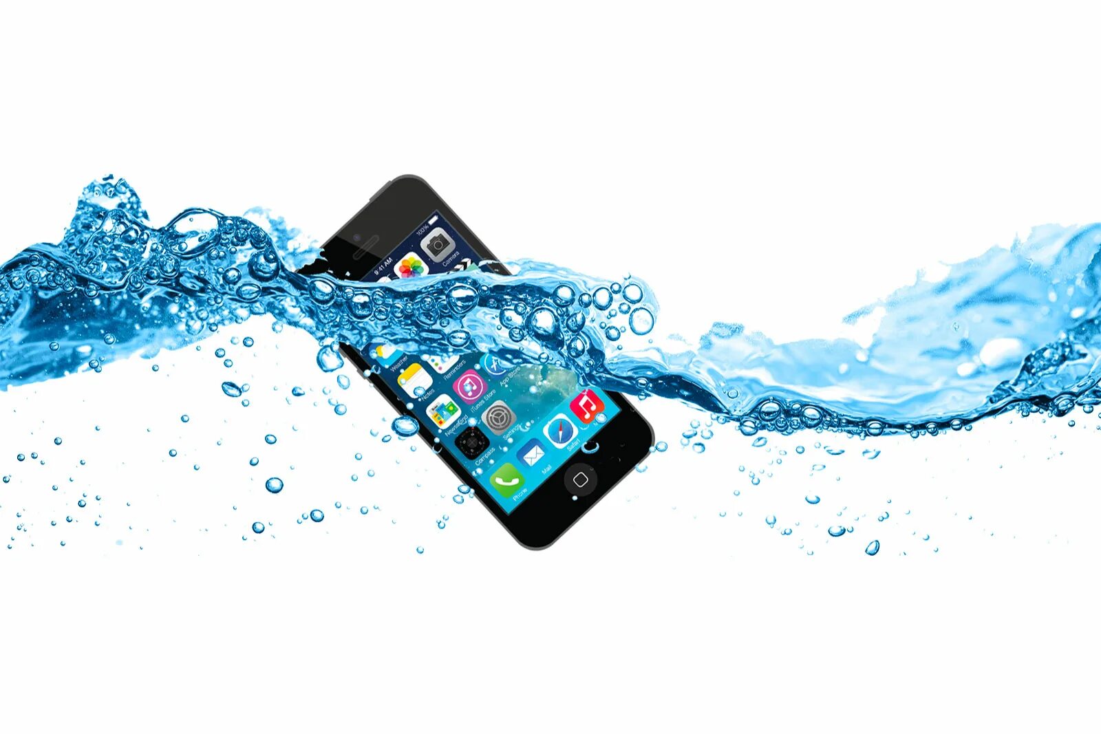 Смартфон в воде. Утопленный телефон. Защита телефона от воды.