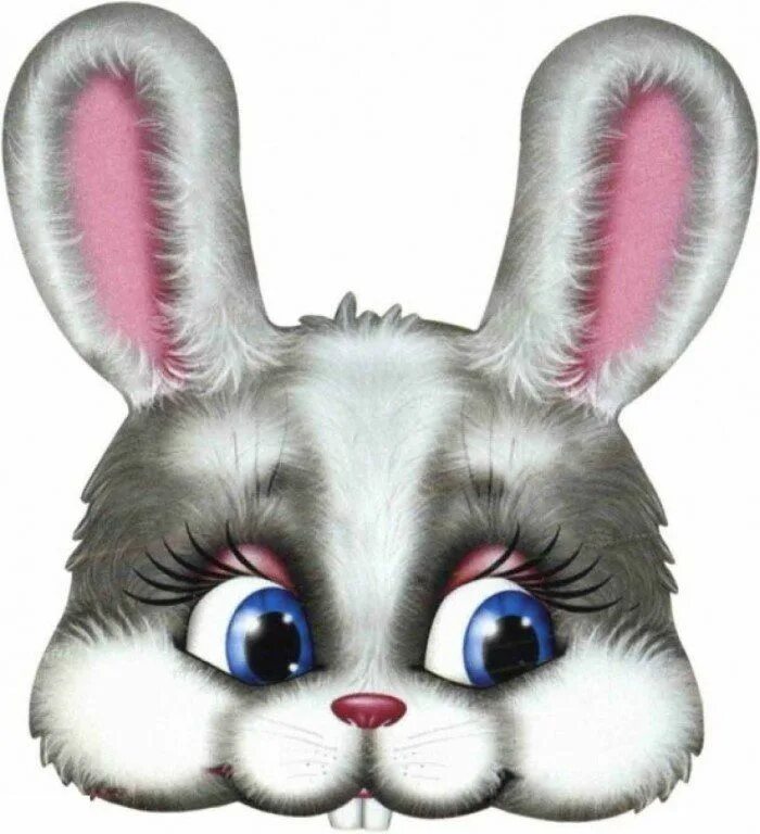 Маска зайца шаблон распечатать Masque lapin, Coloriage masque, Masque