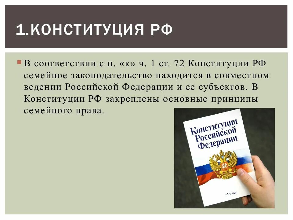 Статьи в конституции о семейном праве. Семейное право только федеральный центр. Семейное право презентация. Семейное законодательство находится. Источники месенойго право.