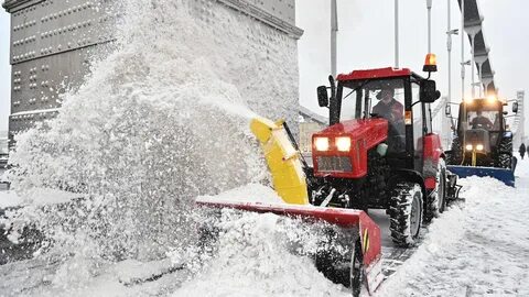 Снегопад уборка снега