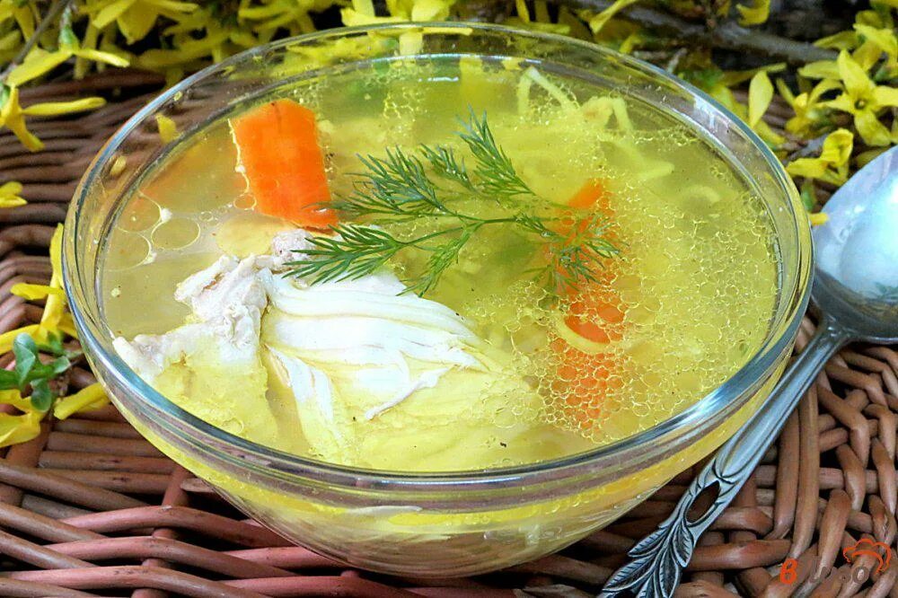Фото рецепт куриного бульона