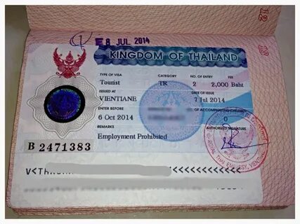 Виза в тай