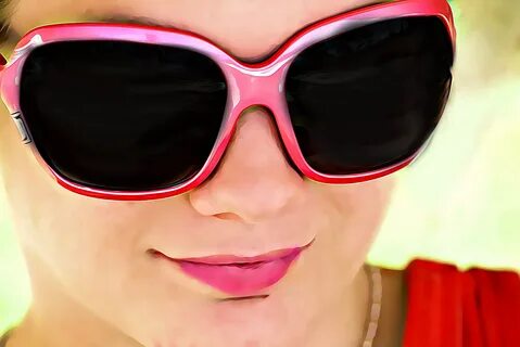 Pink glasses