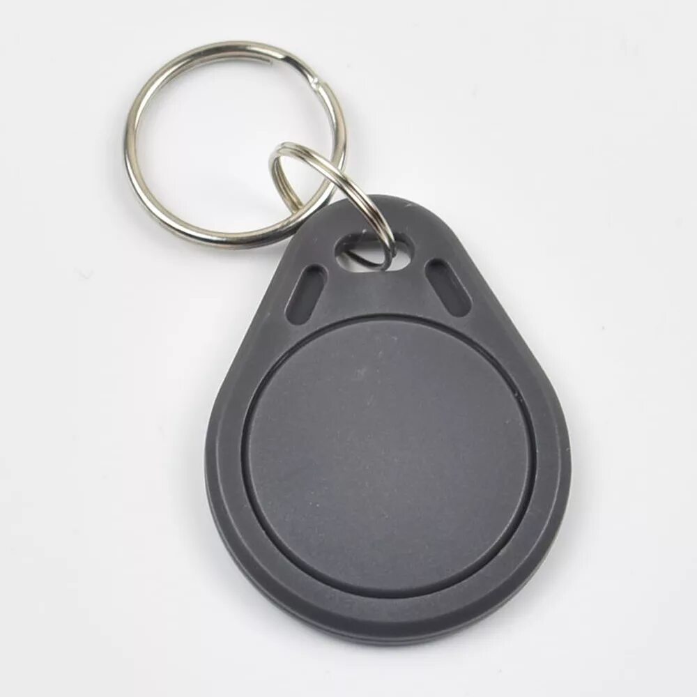 Ключ RFID 13,56 МГЦ. Брелок RFID Keyfob MF-Grey. NXP Mifare Ultralight - ntag213. RFID t5577 серый. Теги метки