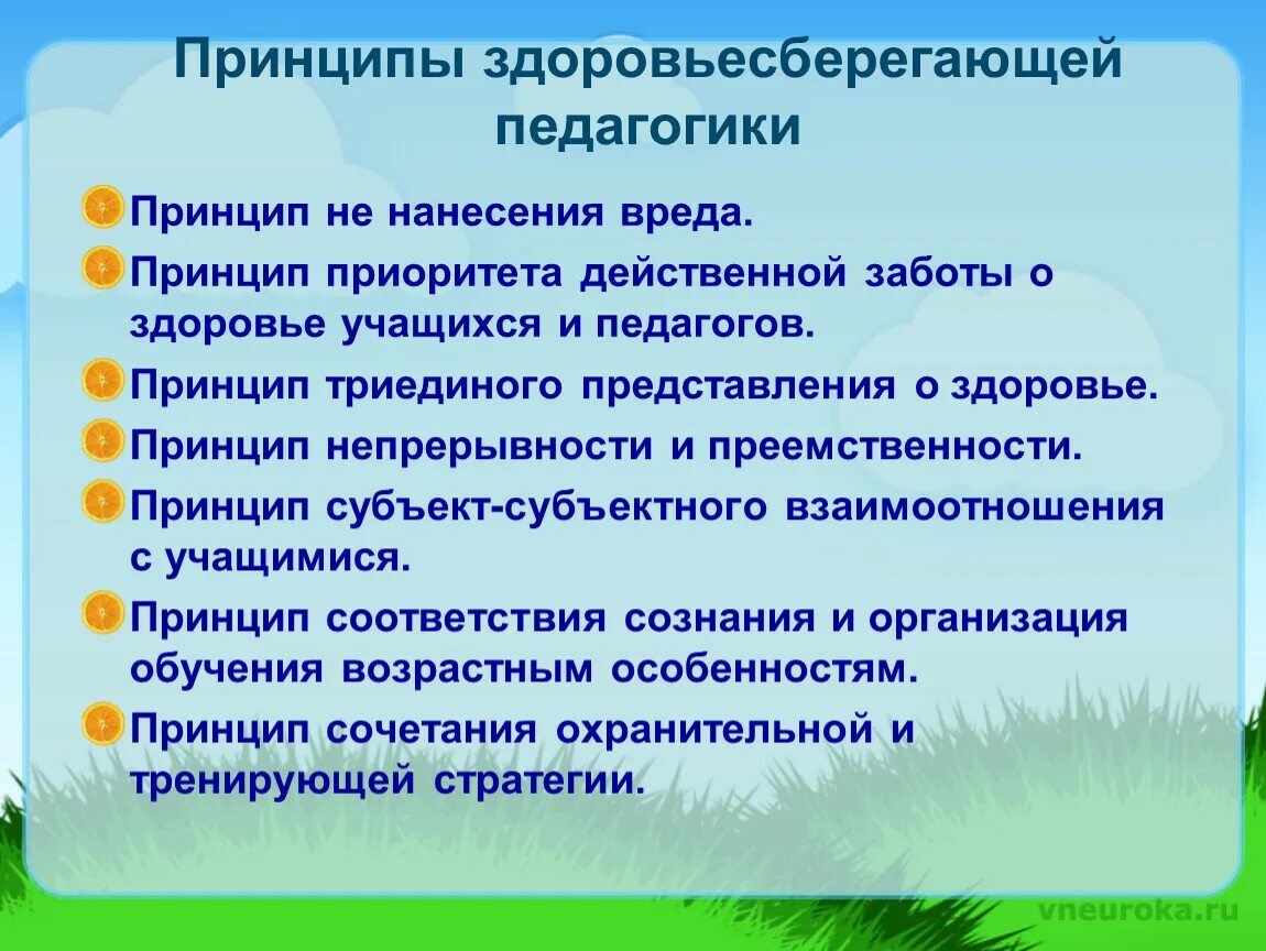 Принципом здоровьесбережения не является. Принципы здоровьесберегающей педагогики. Принципы здоровьесбережения. Принцип здоровьесбережения в педагогике. Принципы здоровьесберегающей здоровьесберегающей педагогики.