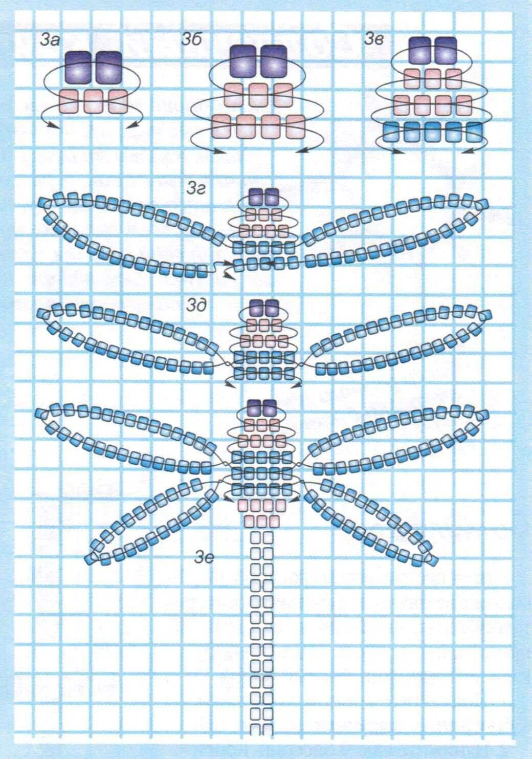 Схемы для бисероплетения пошагово для начинающих. Схемы для бисероплетения для начинающих фигурки с проволокой. Бисероплетение Стрекоза схема для начинающих. Схемы для бисероплетения из проволоки и бисера для начинающих. Схемы фигурок из бисера легкие для начинающих