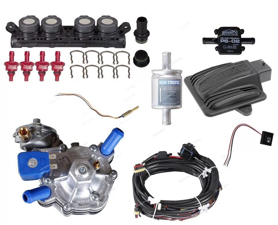 Авто газ 4 поколения. ГБО оборудование комплект впрыска газа Digitronic. Газовое оборудование Digitronic 4 Maxi 2. ГБО 4 поколения Digitronic. Запчасти для газового Digitronic 4 поколения.