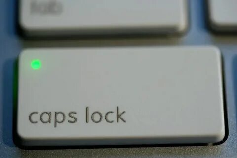 Клавиша caps lock