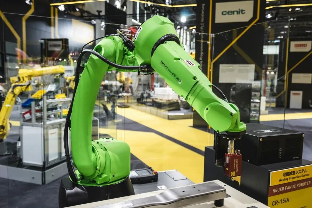 Fanuc robot. Коллаборативный робот Fanuc CR-15ia. Коллаборативный манипулятор Fanuc. Промышленный робот Fanuc. Коллаборативный робот Fanuc CR-15ia схема.