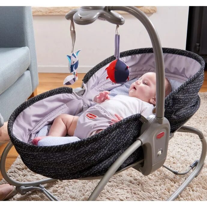 С какого возраста использовать шезлонг. Tiny love rocker napper 3 в 1. rocker napper 3 в 1. люлька-баунсер tiny love rocker-napper 👶. шезлонг cozy rocker sleeper 3 в 1.