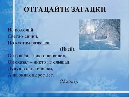 Анализ стихотворения иней