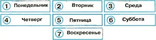 Понедельник предложение