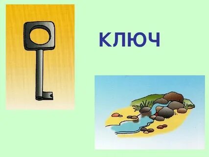 Многозначные слова рисунки