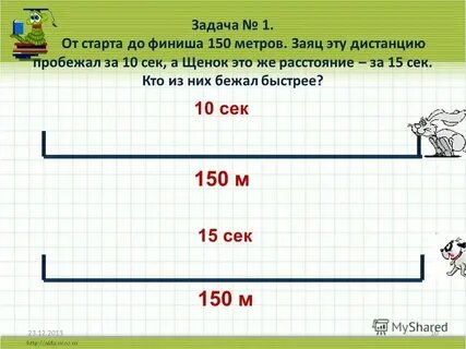 Сколько метров минут займет