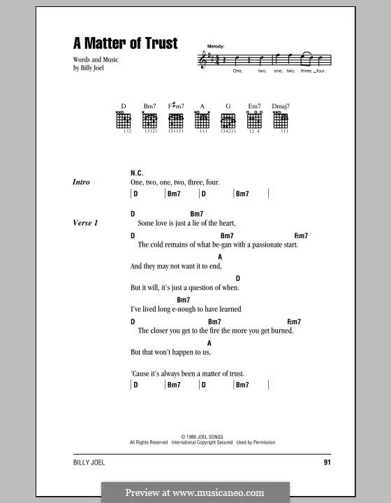 Matter of trust joel. Ноты Билли Джоэла a matter of Trust. Matter of Trust Ноты. Billy Joel a matter of Trust Ноты для фортепиано. A matter of Trust Ноты аккорды.