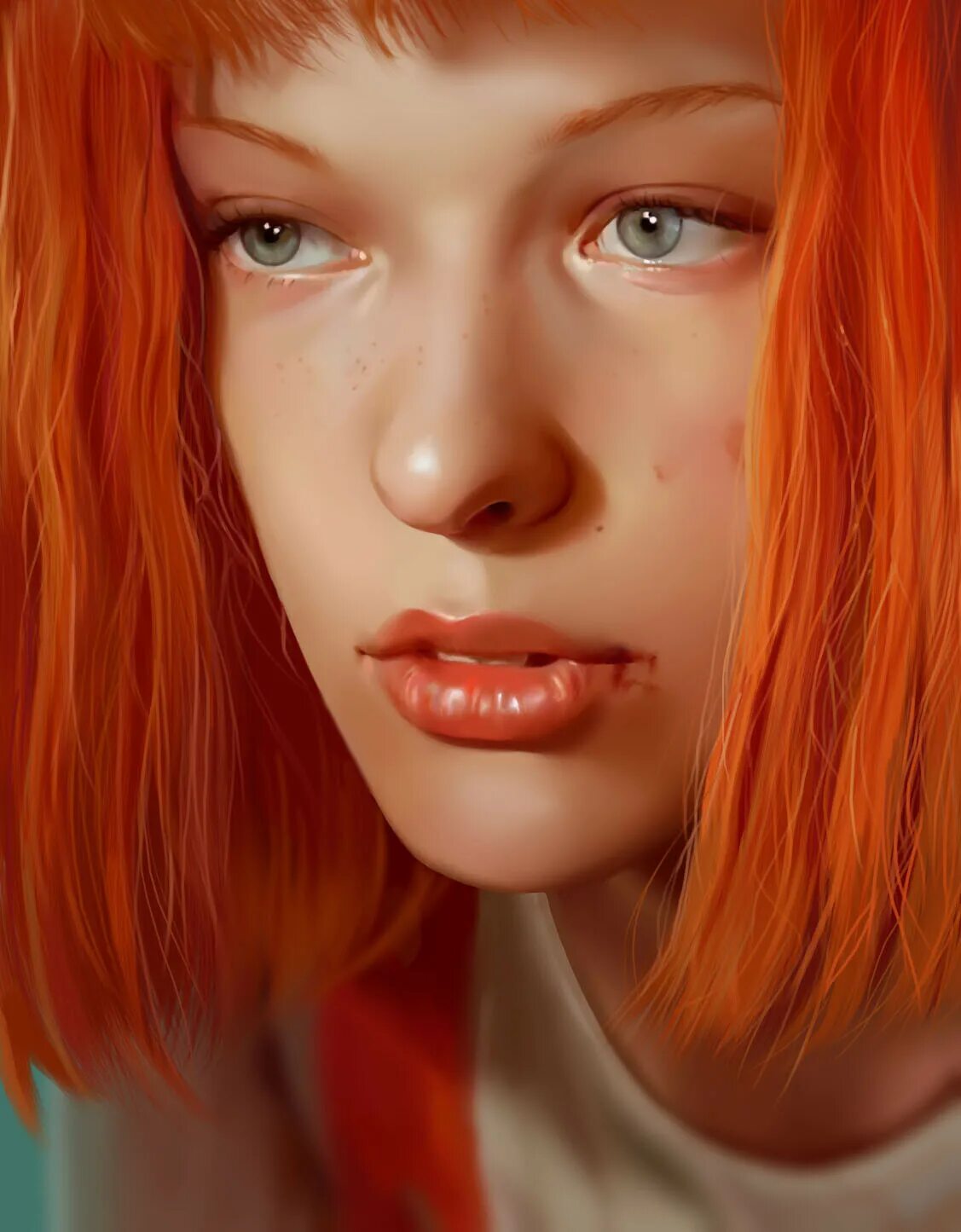 5 элемент девушка. Милла йовович пятый элемент. милла йовович рыжая.