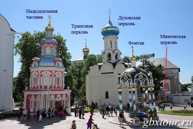 20 главных церквей и храмов Сергиева Посада - фото с названиями и описанием, кар
