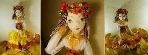 Осенняя кукла своими руками