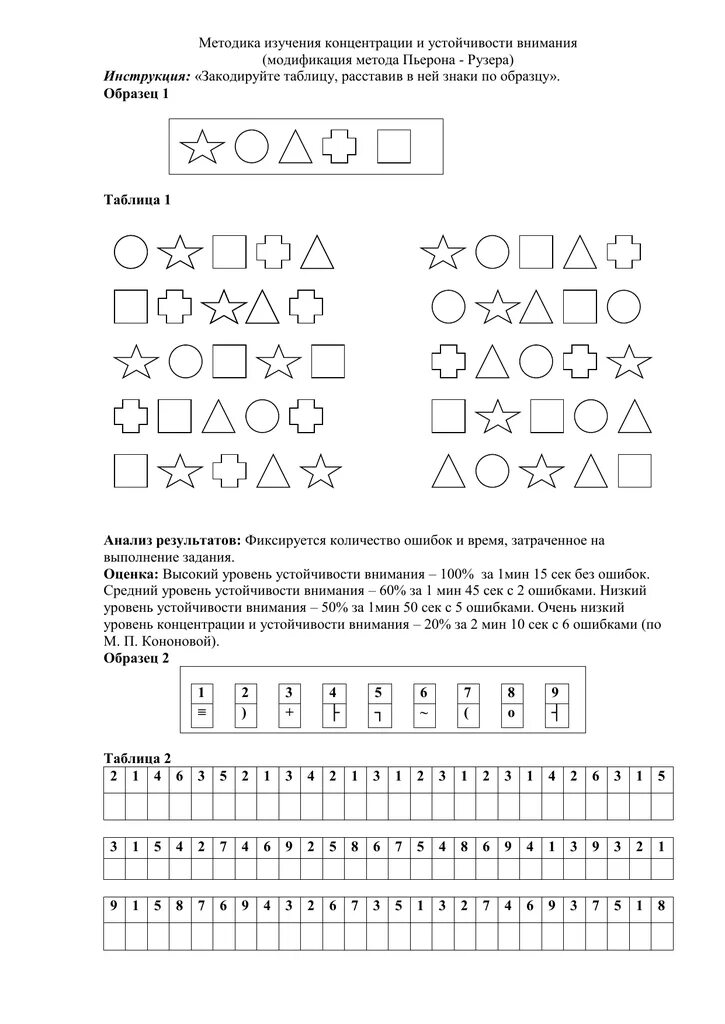 Методика н семаго м семаго