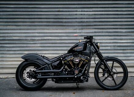 Black motorcycle
