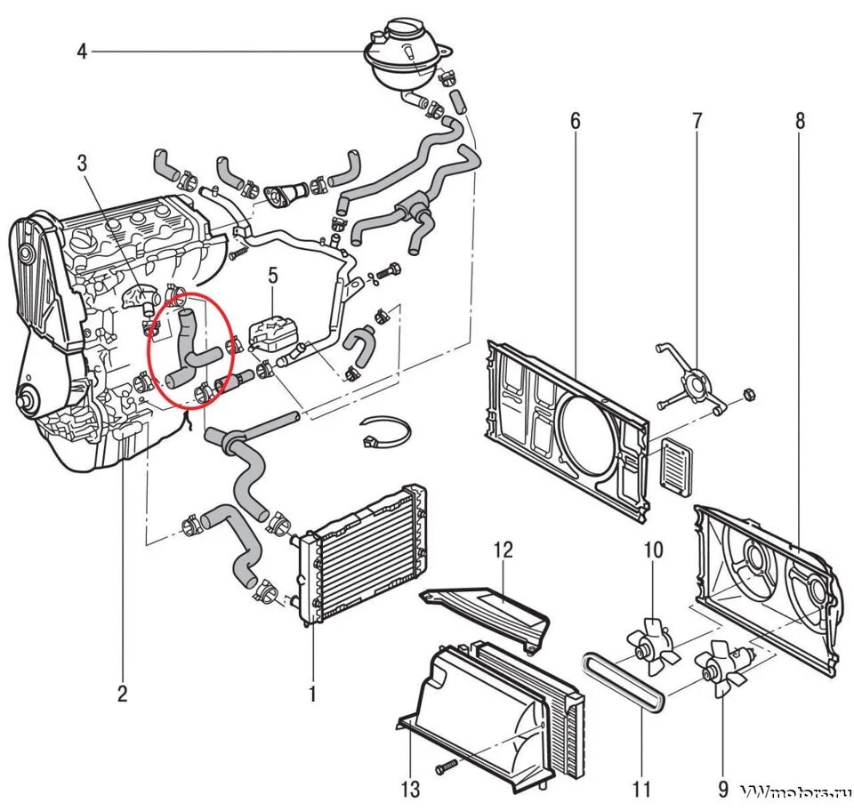 Патрубки охлаждения пассат б3. Система охлаждения Фольксваген б3. Система охлаждения VW Passat b3 1.8 Rp. VW Passat b5 система охлаждения. Система охлаждения на Volkswagen Passat b3.