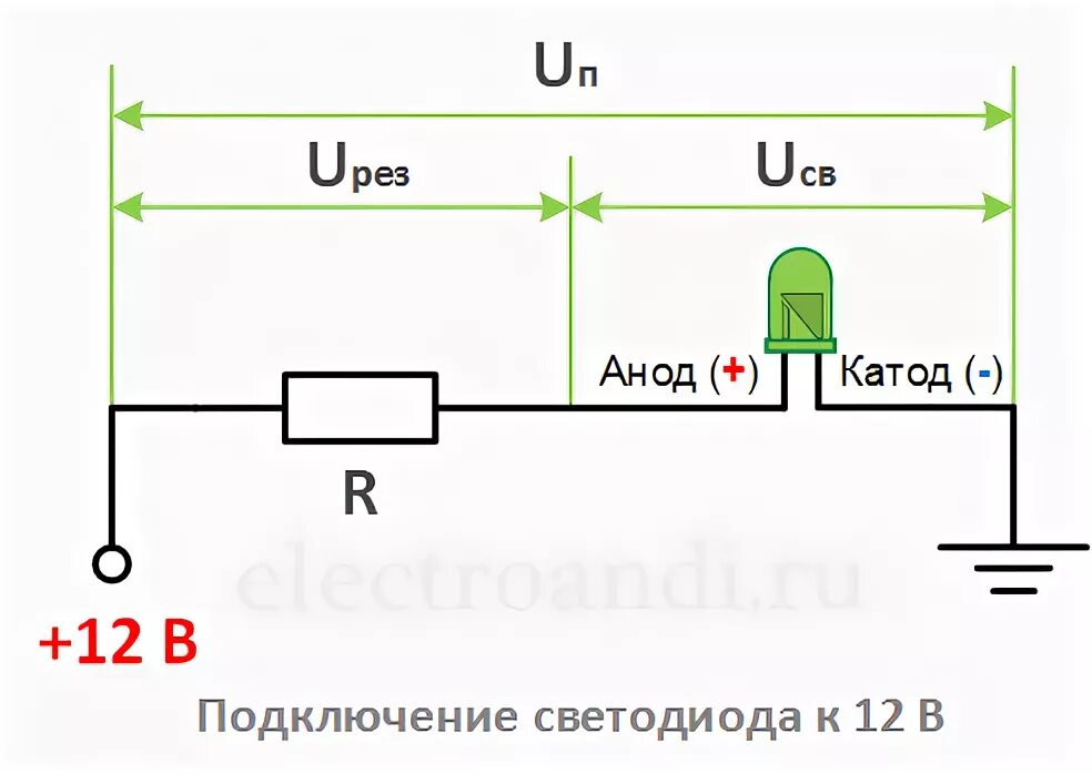 Как подключить светодиод к 12 вольт схема. Схема включения светодиода через резистор. Схема подключения светодиодов 3 вольт. Схема подключения светодиода к 12 вольтам постоянного тока.