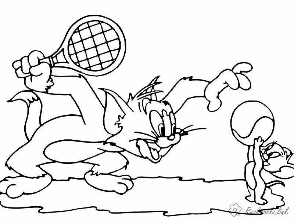 Раскраска. Рисунок Тома и Джерри. Раскраска Тома и Джерри. Раскраски для мальчиков том и Джерри. Раскраска том и джерри для детей распечатать