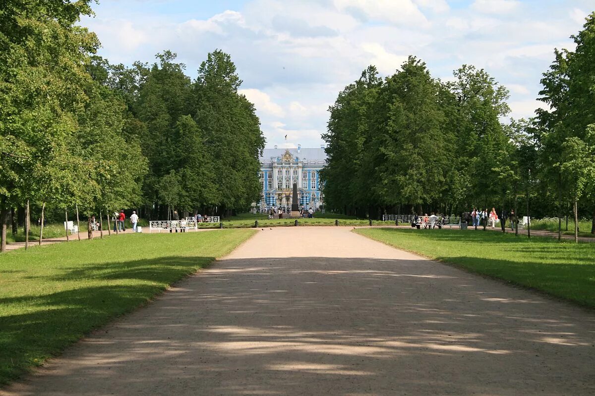 Аллея кск. Екатерининский парк Центральная аллея. Рамповая аллея в Екатерининском парке. Рамповая аллея в Царском селе. Царское село Екатерининский парк аллея летом.