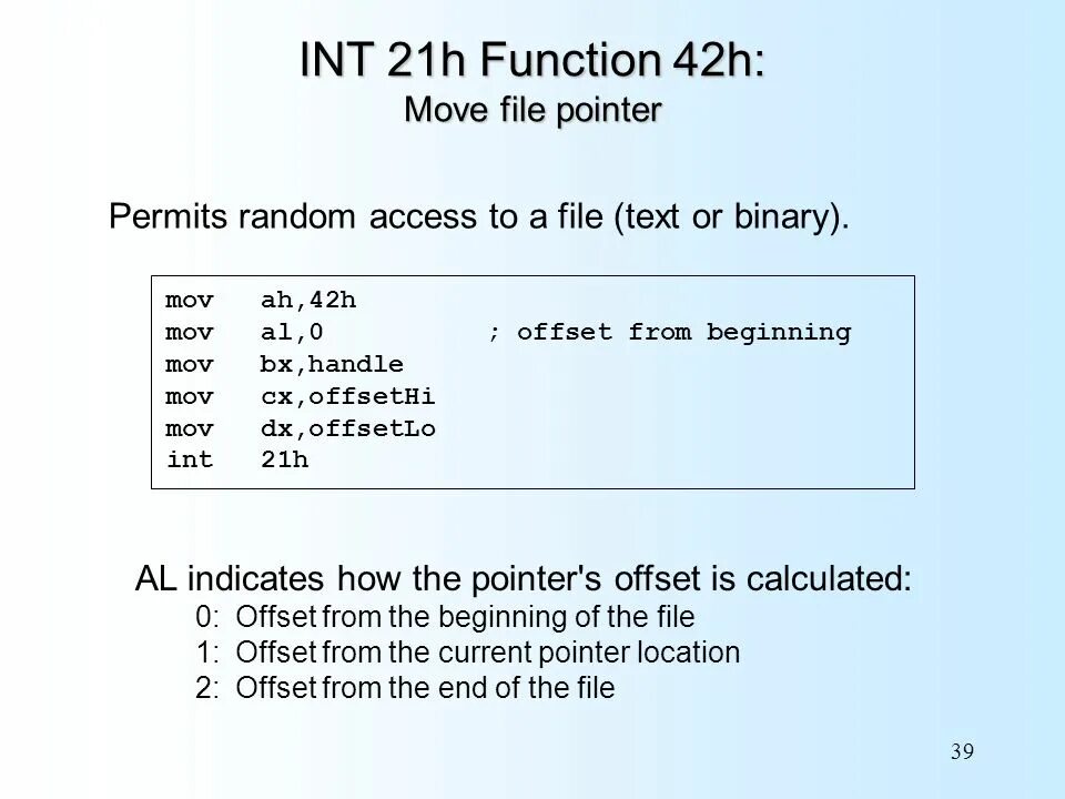 INT 21h ассемблер. Pointer перевод. INT 21 Ah 09. 39 H 21 H ассемблер. Acpi int 34c6