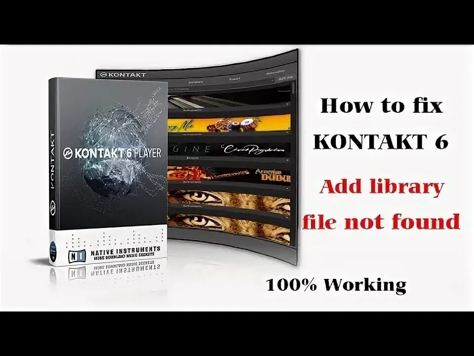 Library not found for. No Library found Kontakt 6.