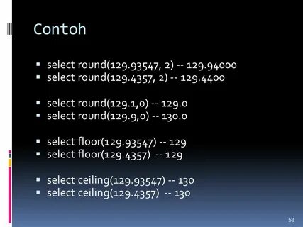 Select round