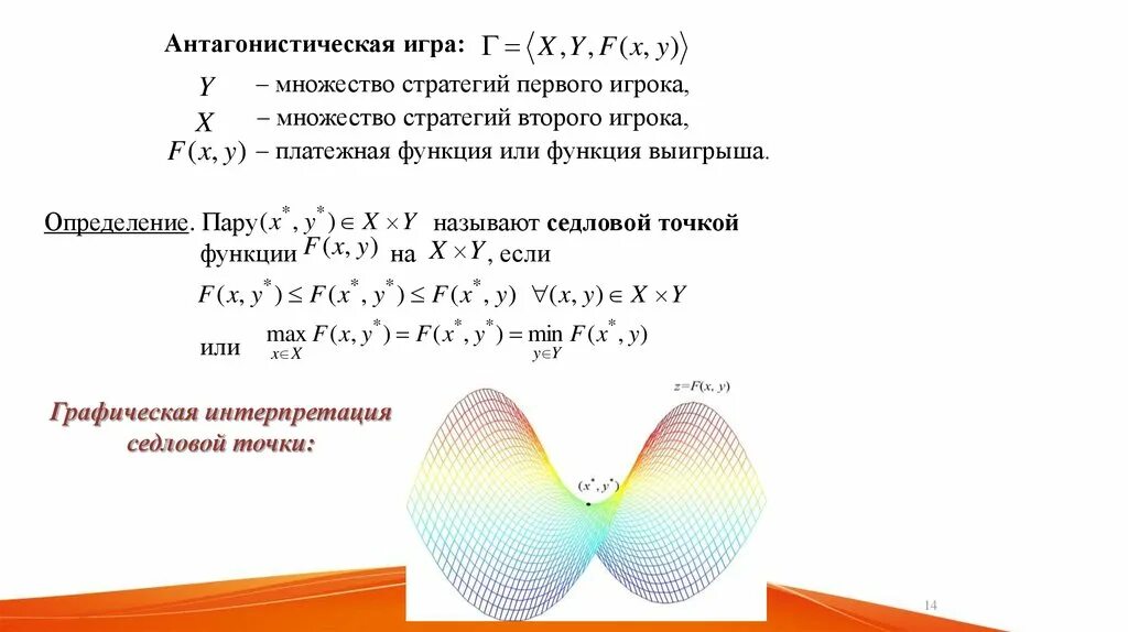 Седловая точка матрицы игры. Седловая точка функции. игра с седловой точкой. седловая точка в теории игр. информационное множество теория игр.